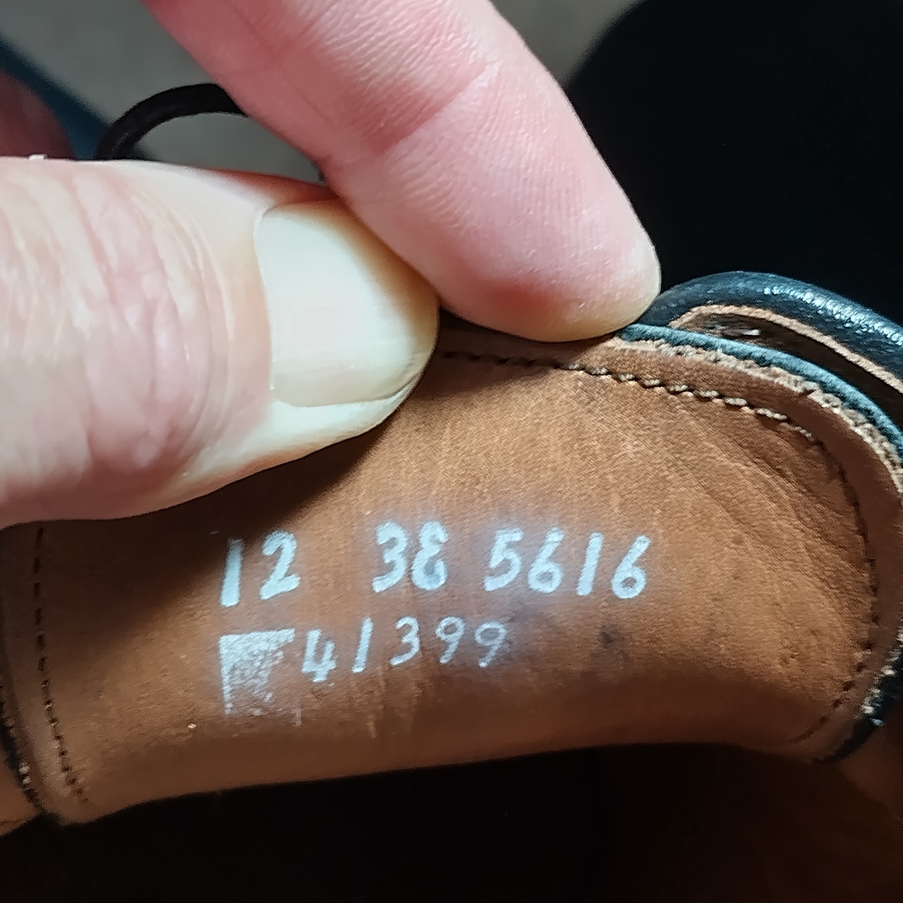 ALLEN EDMONDS  FIFTH AVENUE OXFORD BLACK SHOES 41399 Size 12 - Picture 10 of 11